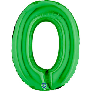 Number 0 Green 14inc