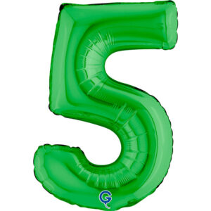 Number 5 Green 14inc
