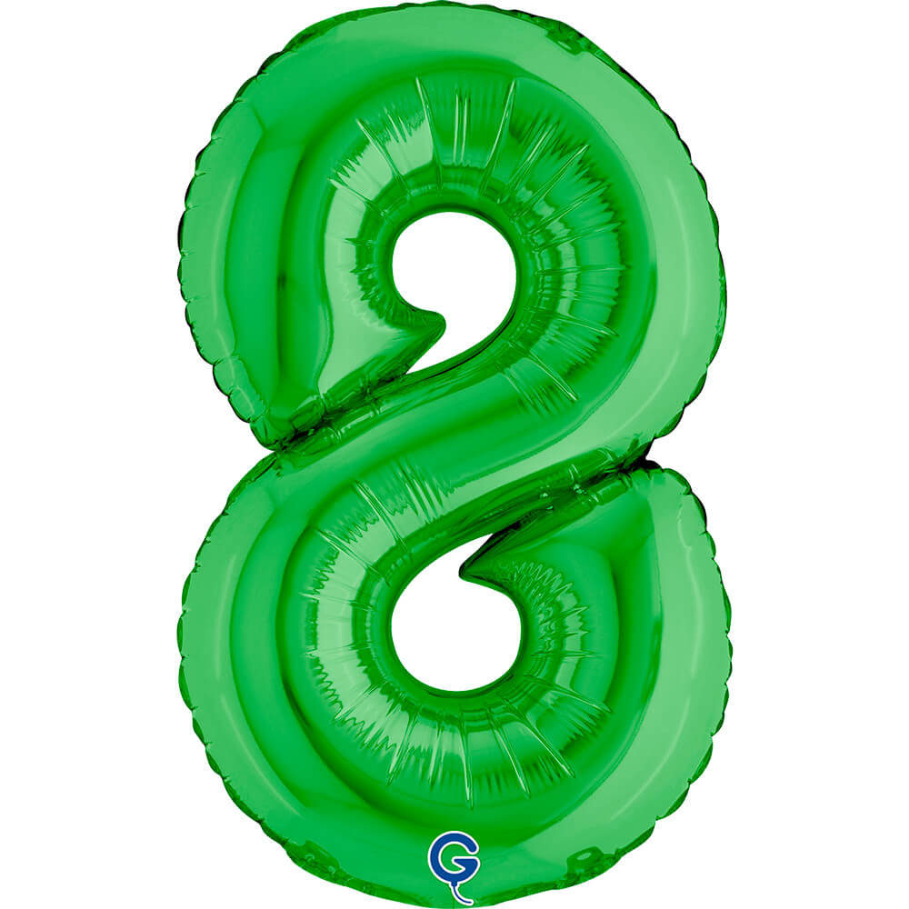 Cijfer 8 Groen 36cm