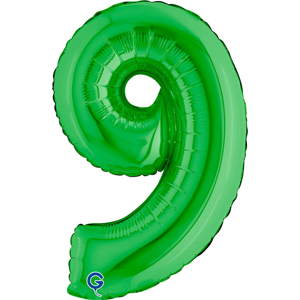 Cijfer 9 Groen 36cm