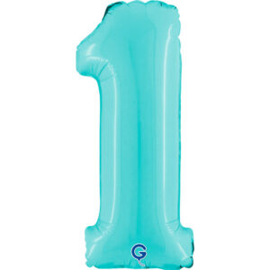 Number 1 Pastel Blue 14inc