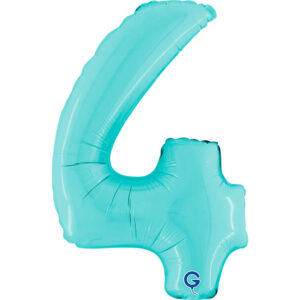 Number 4 Pastel Blue 14inc