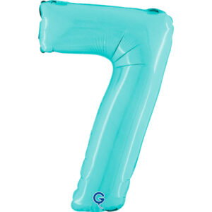 Number 7 Pastel Blue 14inc