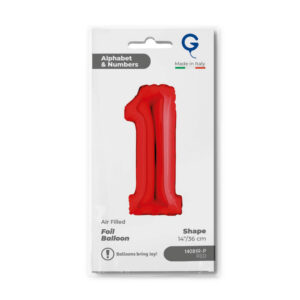 Number 1 Red 14inc