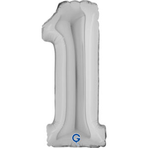 Number 1 SIlver 14inc