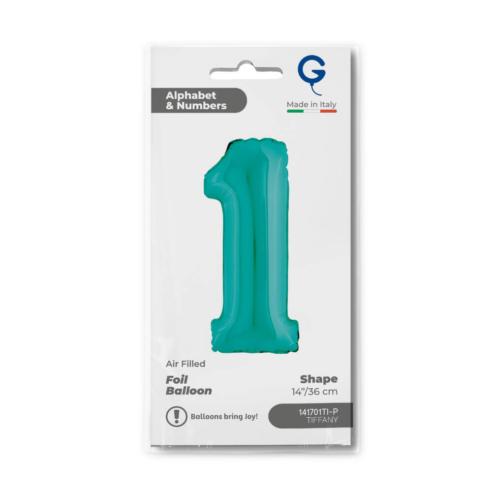 Cijfer 1 Tiffany 36cm - Afbeelding 2