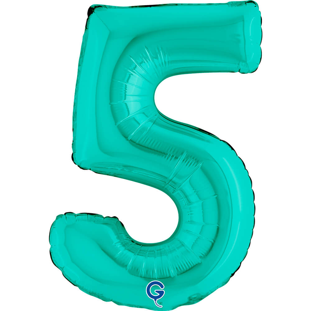 Cijfer 5 Tiffany 36cm