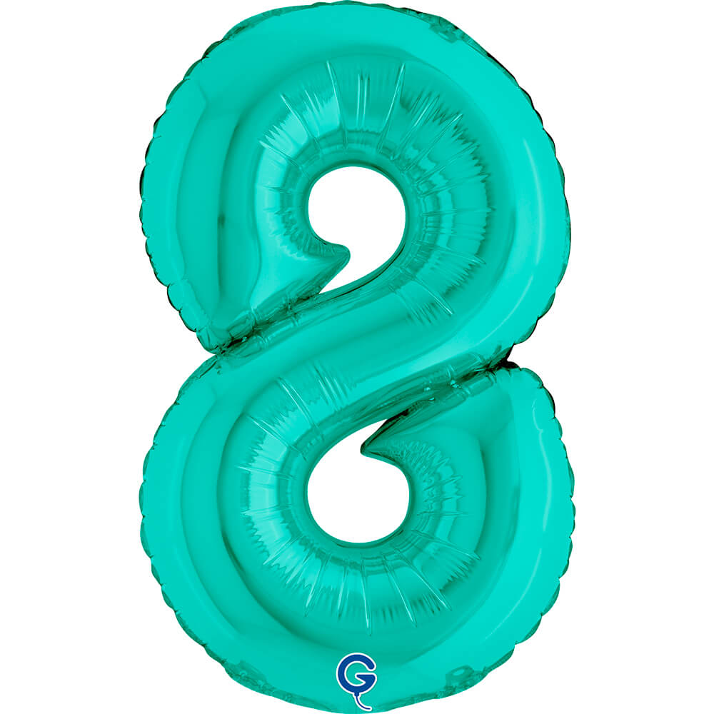 Cijfer 8 Tiffany 36cm