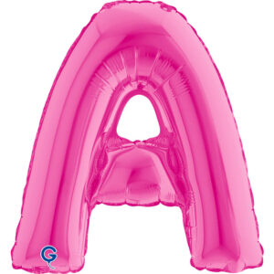 Letter A Fuxia 14inc