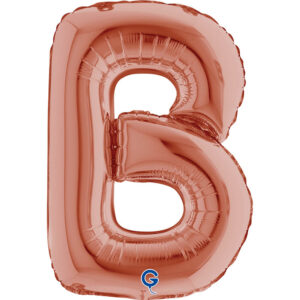 Letter B Rose Gold 14inc