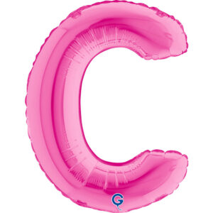 Letter C Fuxia 14inc
