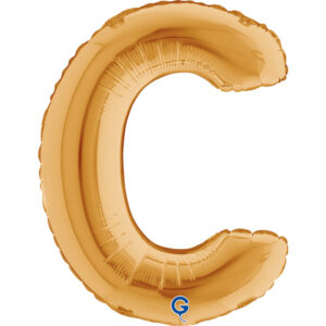 Letter C Gold 14inc