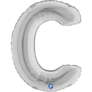 Letter C Silver 14inc