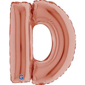 Letter D Rose Gold 14inc