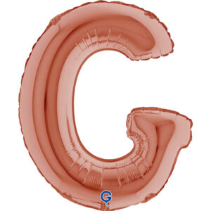Letter G Rose Gold 14inc