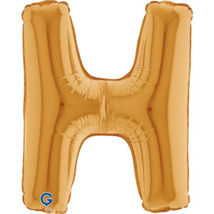Letter H Gold 14inc