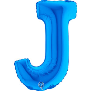 Letter J Blue 14inc