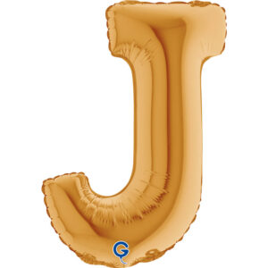 Letter J Gold 14inc