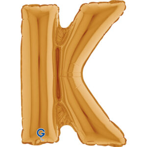 Letter K Gold 14inc