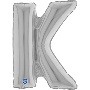 Letter K Silver 14inc