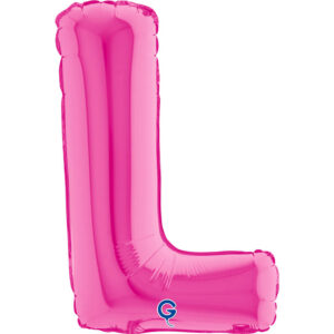 Letter L Fuxia 14inc