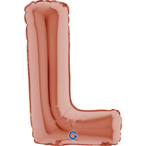 Letter L Rose Gold 14inc