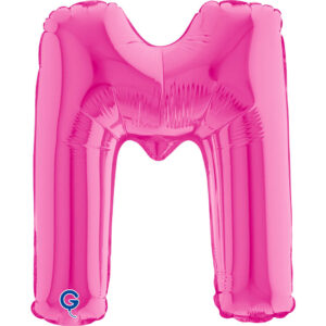 Letter M Fuxia 14inc