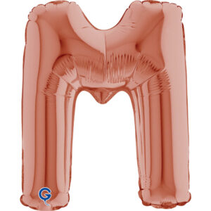 Letter M Rose Gold 14inc