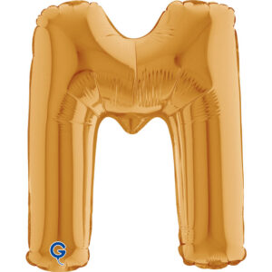 Letter M Gold 14inc