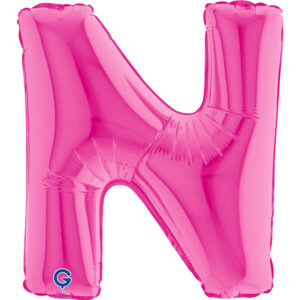 Letter N Fuxia 14inc