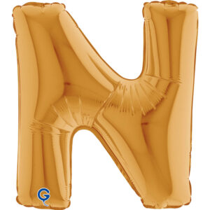 Letter N Gold 14inc