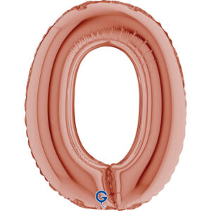 Letter O Rose Gold 14inc
