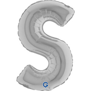 Letter S Silver 14inc