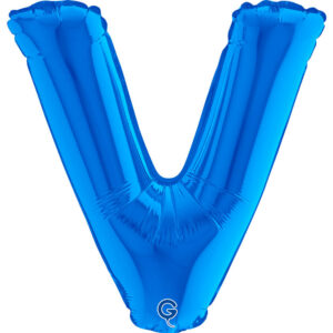 Letter V Blue 14inc