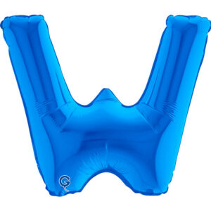 Letter W Blue 14inc