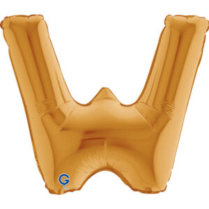 Letter W Gold 14inc