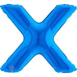 Letter X Blue 14inc