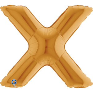 Letter X Gold 14inc