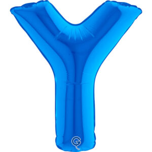 Letter Y Blue 14inc