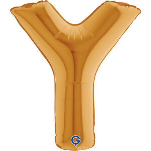 Letter Y Gold 14inc