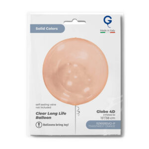 Globe 15inc Transparent Orange 4D