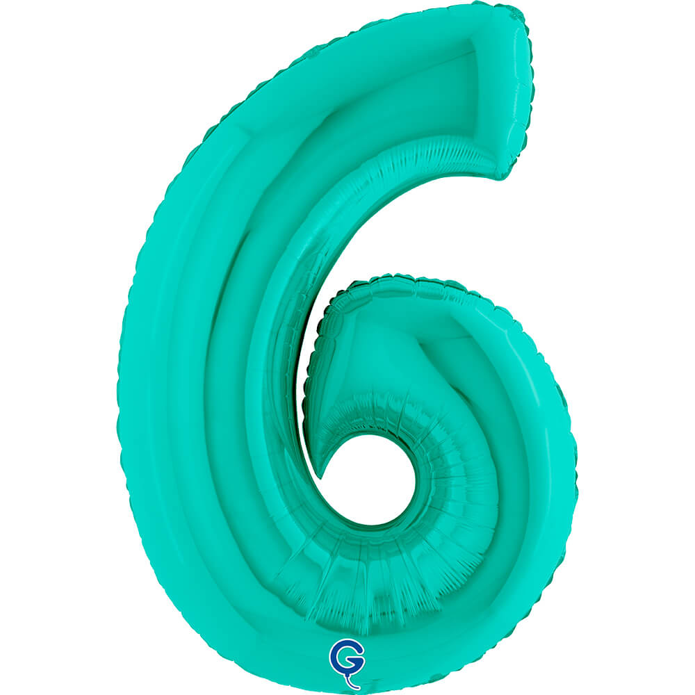 Cijfer 6 Tiffany 102cm