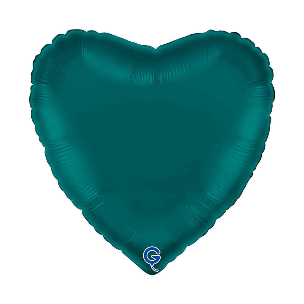 Hart 45cm Satin Emerald Groen