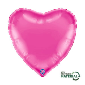 Heart 18inc Fuxia