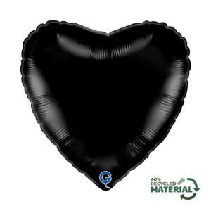Heart 18inc Black