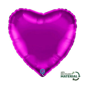 Heart 18inc Purple