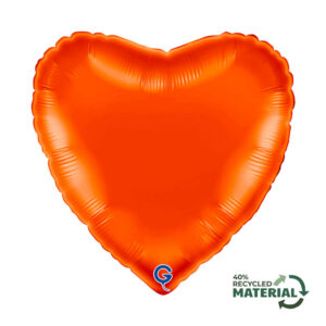 Heart 18inc Orange