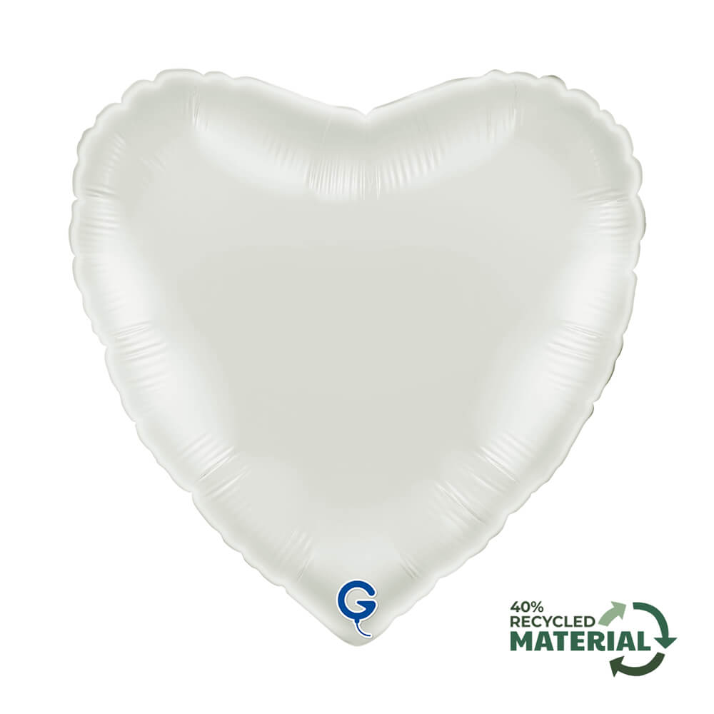 Hart 45cm Wit