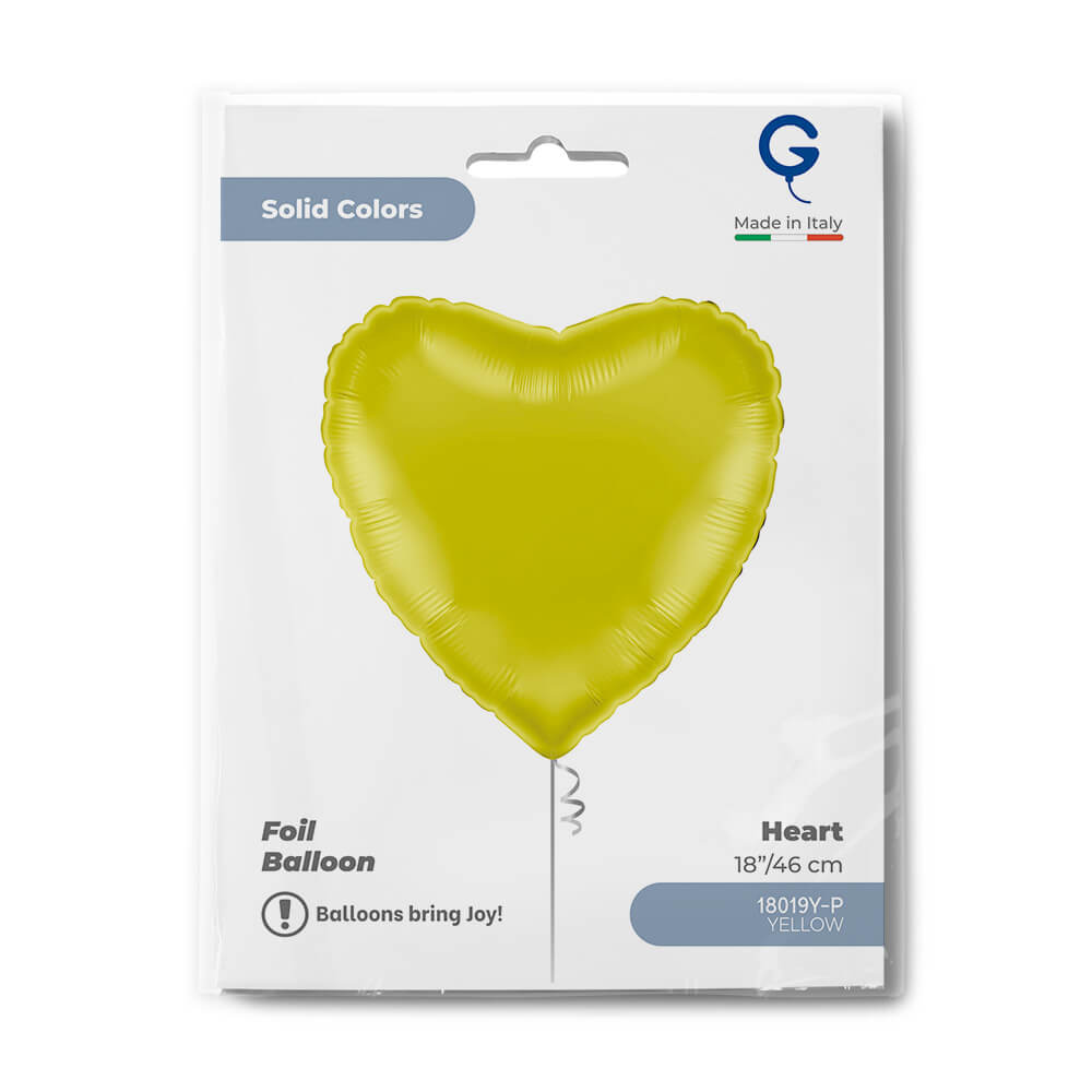 Hart 45cm Geel - Afbeelding 2