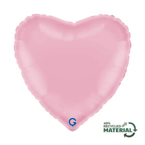 Heart 18inc Pastel Pink